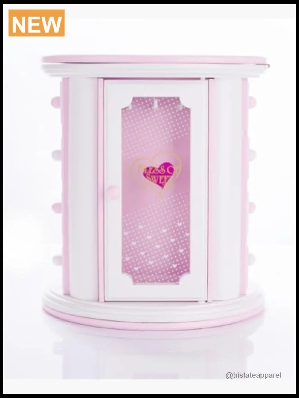 Musical Jewelry Box for Girls Necklace Storage Organizer Music Box